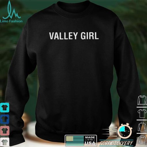 VALLEY GIRL WHITE Fitted Scoop Valley Girl Shirt