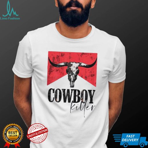 Western Cowgirl vintage Punchy Cowboy Killers bull horn T Shirt