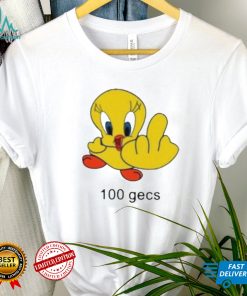 100 gecs Little Bird Middle Finger shirt