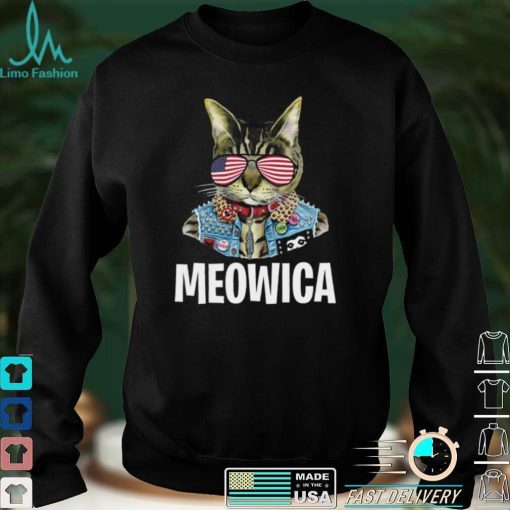 4th Of July Cat US Flag Sunglasses – Meowica Shirt, hoodie