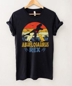 Abuelo saurus T Rex Dinosaur Abuelo 2 kids Family Matching T Shirt