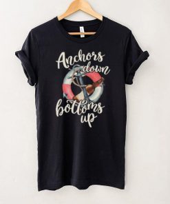 Anchors Down And Up Funny Drinking Sailing Lover Short Sleeve Unisex T Shirt