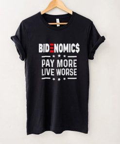 BIDENOMICS Biden Pay More Live Worse anti Biden Unisex T Shirt