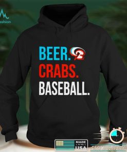 Beer Crabs Baseball shirt