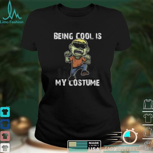 Being Cool Is My Costume Halloween Scary Creepy Boy Zombie Short Sleeve Unisex T Shirt