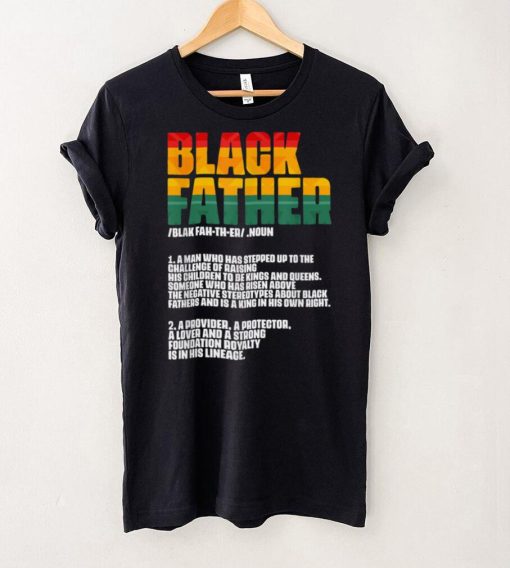 Black Father Definition Father’s Day African American Dad T Shirt