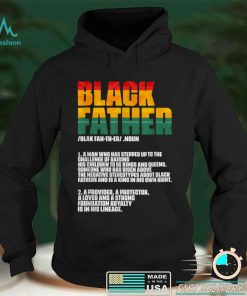 Black Father Definition Father’s Day African American Dad T Shirt
