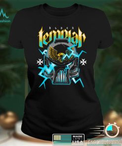 Black Templar Metal   Backprint T Shirt