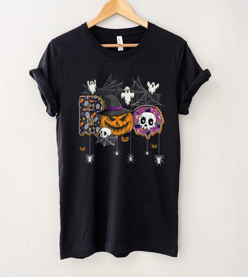 Boo Creepy Ghost Pumpkin Witch Halloween Costume T Shirt