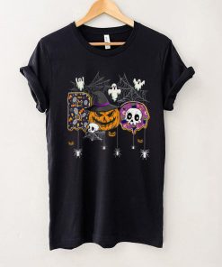 Boo Creepy Ghost Pumpkin Witch Halloween Costume T Shirt