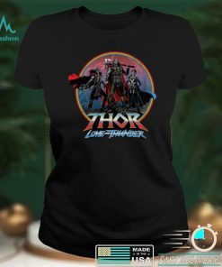 Boy's Marvel Thor Love and Thunder Heroes Circle Logo T Shirt