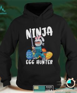 Bunny Ninja Cute Egg Hunter Easter Day Short Sleeve Unisex T Shirt