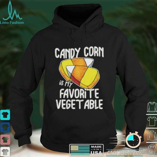 Candy Corn Is My Favorite Vegetable Halloween Costume Party Gift Short Sleeve Unisex T Shirt