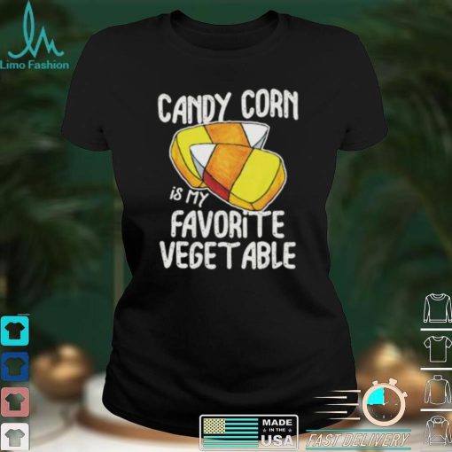 Candy Corn Is My Favorite Vegetable Halloween Costume Party Gift Short Sleeve Unisex T Shirt