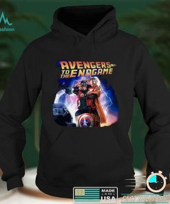 Captain America and Iron Man back to the future Avengers to the Endgame shirt