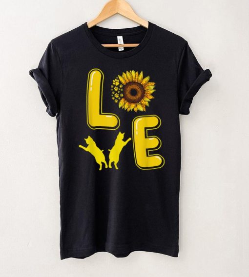 Cat Sunflower Gifts For Cat Lovers, Cat Mom, Men, Women T Shirt