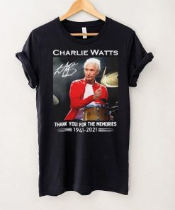 Charlie Watts Signature Thank You For The Memories 1941 2021 Shirt