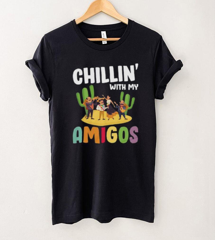 Chillin With My Amigos Funny Cinco de Mayo Fiesta Short Sleeve Unisex T Shirt Chillin With My Amigos Funny Cinco de Mayo Fiesta Short Sleeve Unisex T Shirt