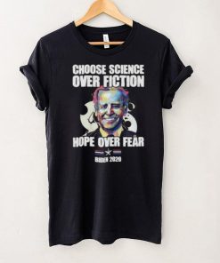 Choose Science Over Fiction Hope Over Fear Short Sleeve Unisex T Shirt