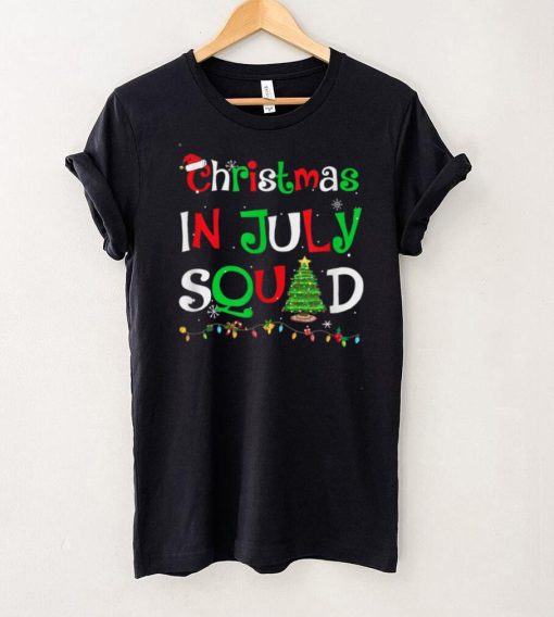 Christmas In July Squad Funny Summer Xmas T Shirt