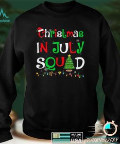 Christmas In July Squad Funny Summer Xmas T Shirt