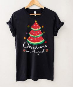 Christmas in August Melon Ice Cream Melon Xmas Summer T Shirt