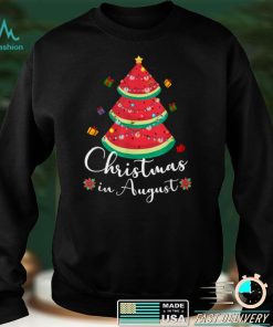 Christmas in August Melon Ice Cream Melon Xmas Summer T Shirt