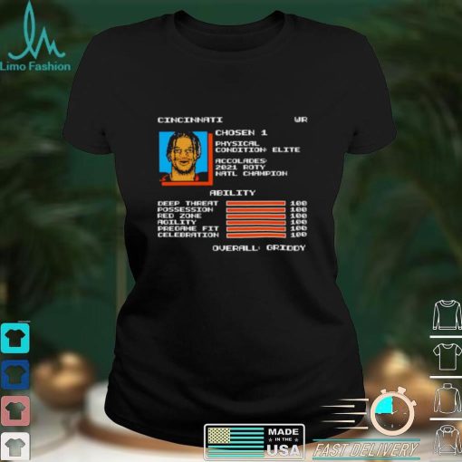 Cincinnati Ja’Marr Chase video game rating video game shirt