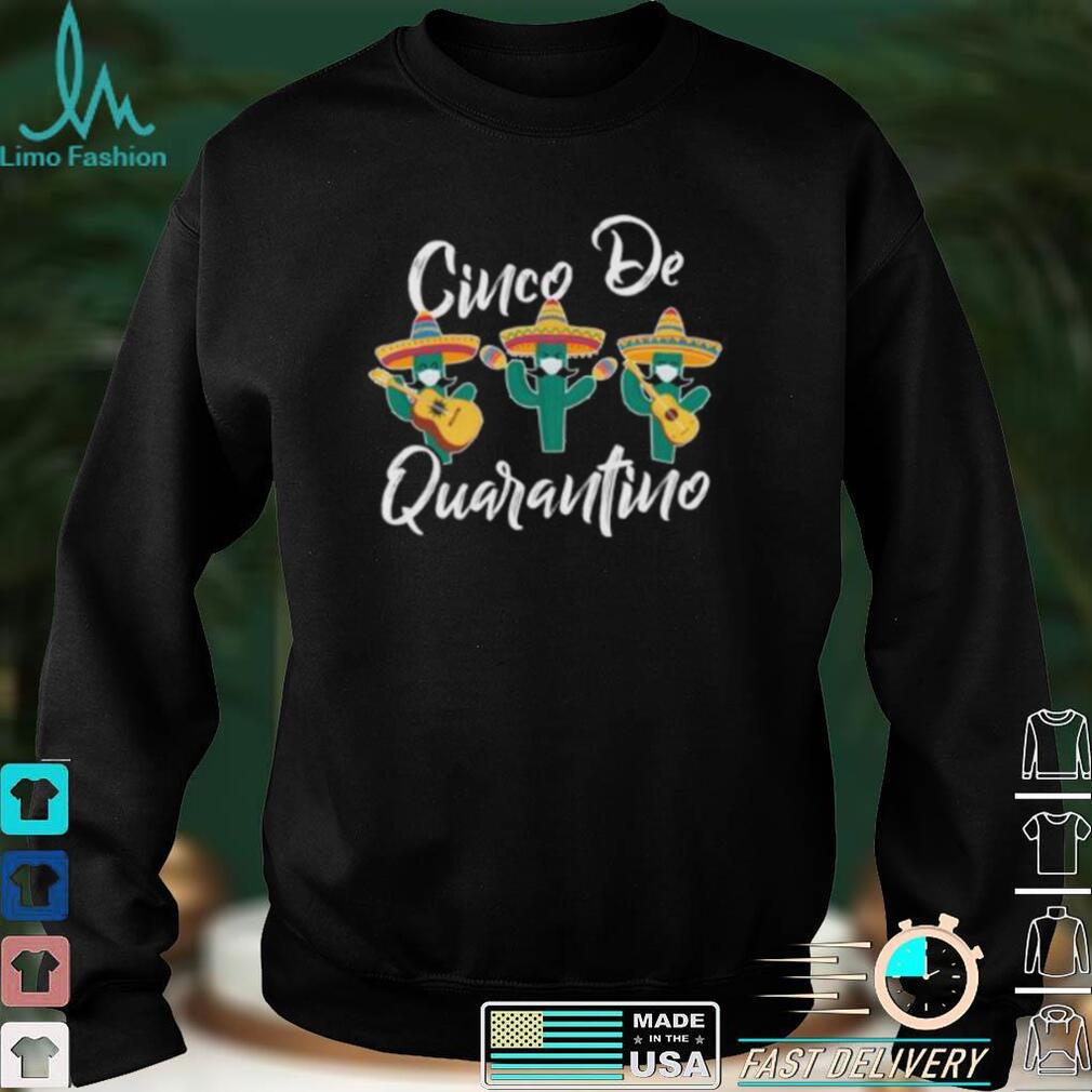 Cinco De Mayo Quarantino Cactus Mask Guitar Lover Short Sleeve Unisex T Shirt Cinco De Mayo Quarantino Cactus Mask Guitar Lover Short Sleeve Unisex T Shirt