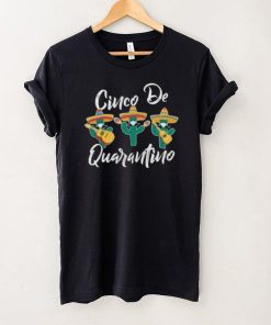 Cinco De Mayo Quarantino Cactus Mask Guitar Lover Short Sleeve Unisex T Shirt