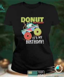 Cute Donut You Know Its My Birthday Truck Party Short Sleeve Unisex T Shirt