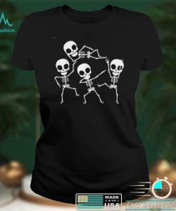 Dabbing Skeleton Dancing Halloween Trick or Treat Men Women T Shirt