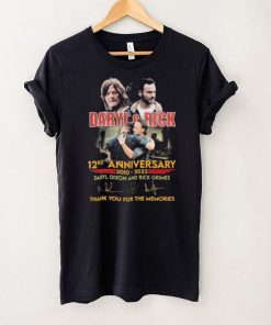 Daryl And Rick 12nd Anniversary 2010 2022 Signature For Fans T Shirt