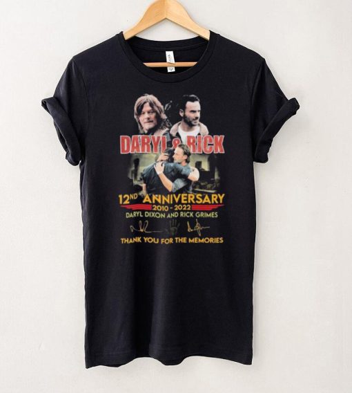 Daryl And Rick 12nd Anniversary 2010 2022 Signature For Fans T Shirt