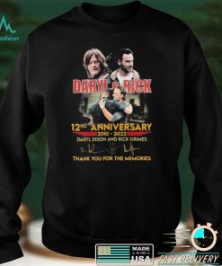 Daryl And Rick 12nd Anniversary 2010 2022 Signature For Fans T Shirt