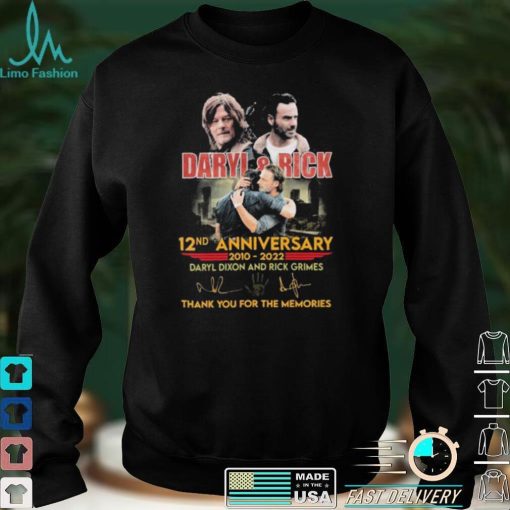 Daryl And Rick 12nd Anniversary 2010 2022 Signature For Fans T Shirt