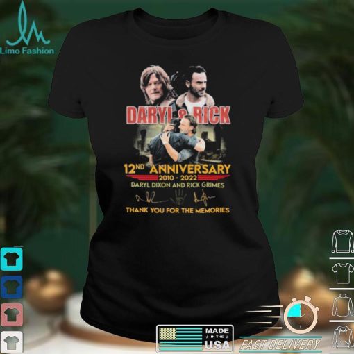 Daryl And Rick 12nd Anniversary 2010 2022 Signature For Fans T Shirt