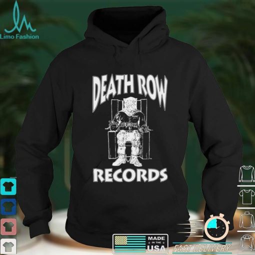 Death Row Records White Logo Long Sleeve T Shirt