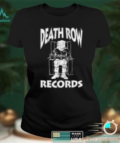 Death Row Records White Logo Long Sleeve T Shirt