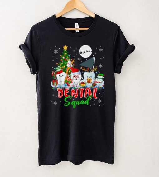 Dental Squad Christmas Tree Santa Reindeer Elf Tooth Lover T Shirt