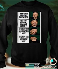 Funny Elon Musk Couldn’t Twitter Unisex T Shirt