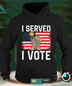 Funny i vote veteran usa voting veteran proud patriotic American shirt