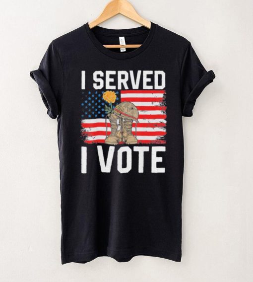 Funny i vote veteran usa voting veteran proud patriotic American shirt