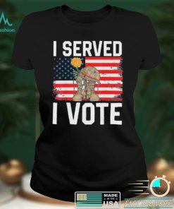 Funny i vote veteran usa voting veteran proud patriotic American shirt