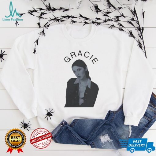 Gracie Abrams Merch Portrait Light Blue Tour Shirt