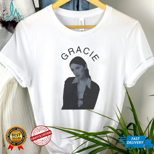 Gracie Abrams Merch Portrait Light Blue Tour Shirt