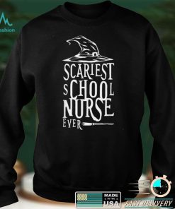 Halloween Scariest School Nurse T Shirt