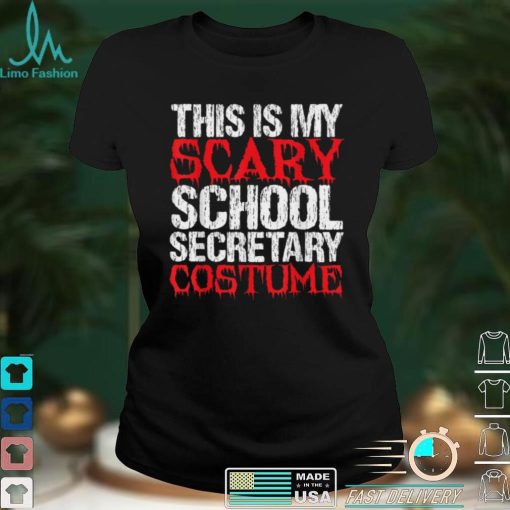 Halloween Scary School Secretary T Shirt