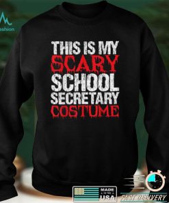 Halloween Scary School Secretary T Shirt