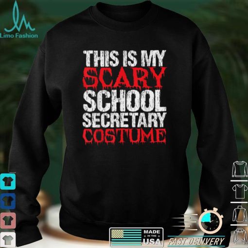 Halloween Scary School Secretary T Shirt